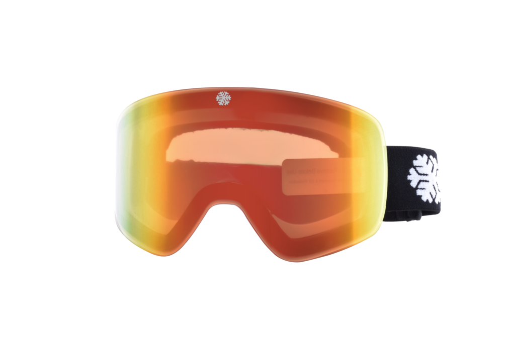 [PILOT] Double Polycarbonate Anti-fog Lens Ski & Snowboarding Goggles with UV400 Protection - Red White