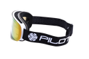 [PILOT] Double Polycarbonate Anti-fog Lens Ski & Snowboarding Goggles with UV400 Protection - Red White