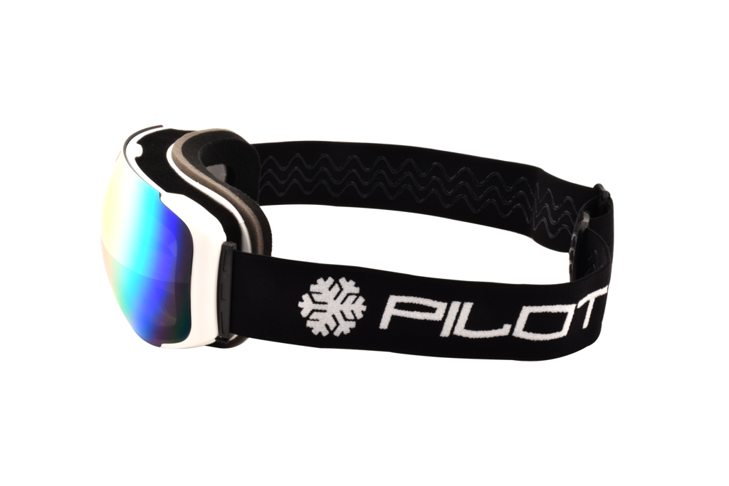 [PILOT] Double Polycarbonate Anti-fog Lens Ski & Snowboarding Goggles with UV400 Protection SG.PC.P19.02 Red White