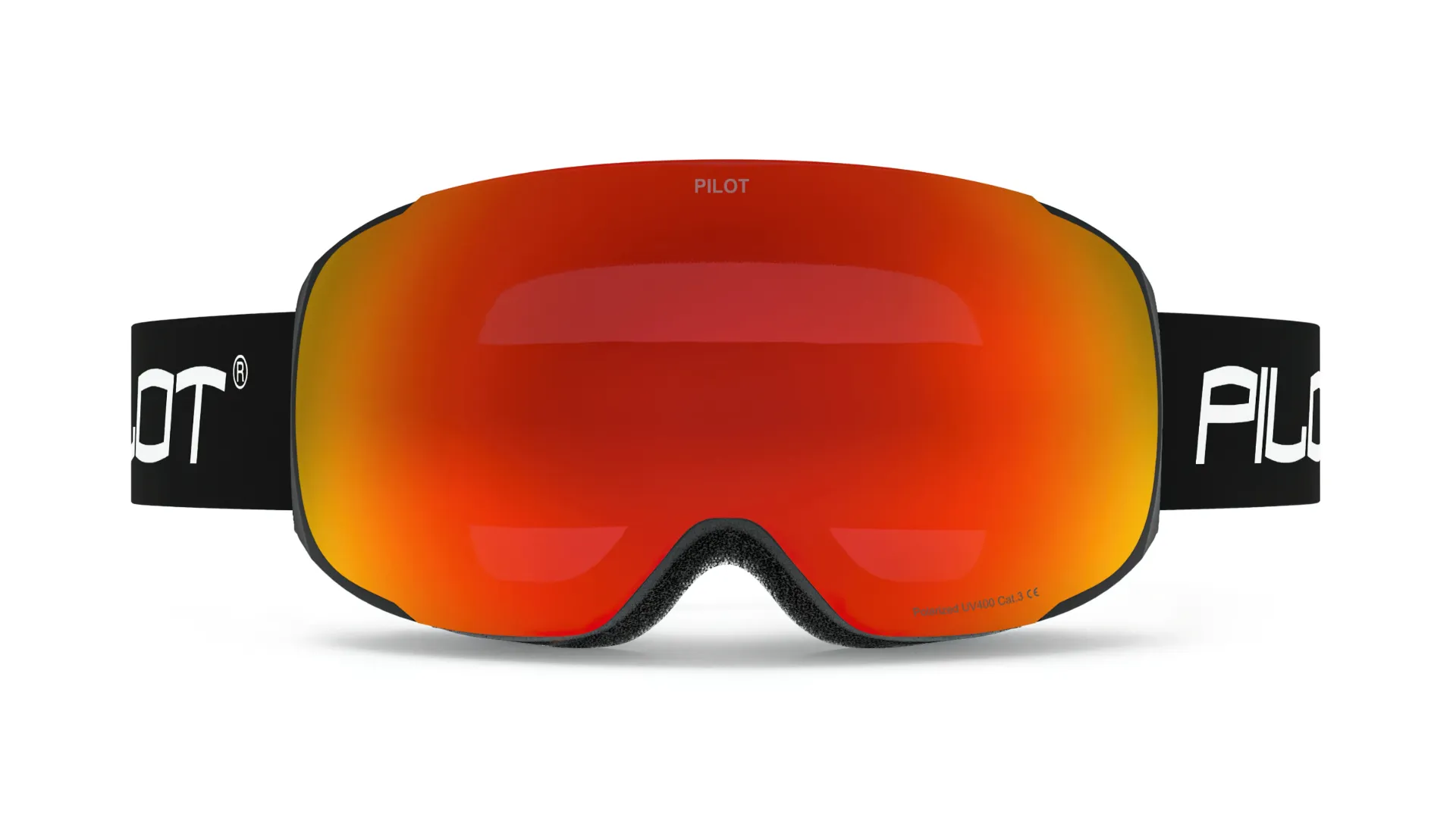 [SGL.SK01 Revo Red Polarized] Kính Trượt Tuyết Hai Lớp Chống Sương Mù với UV400 (Đỏ)